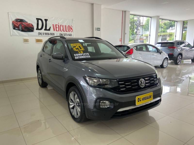 VOLKSWAGEN - T-CROSS - 2019/2020 - Cinza - R$ 98.900,00