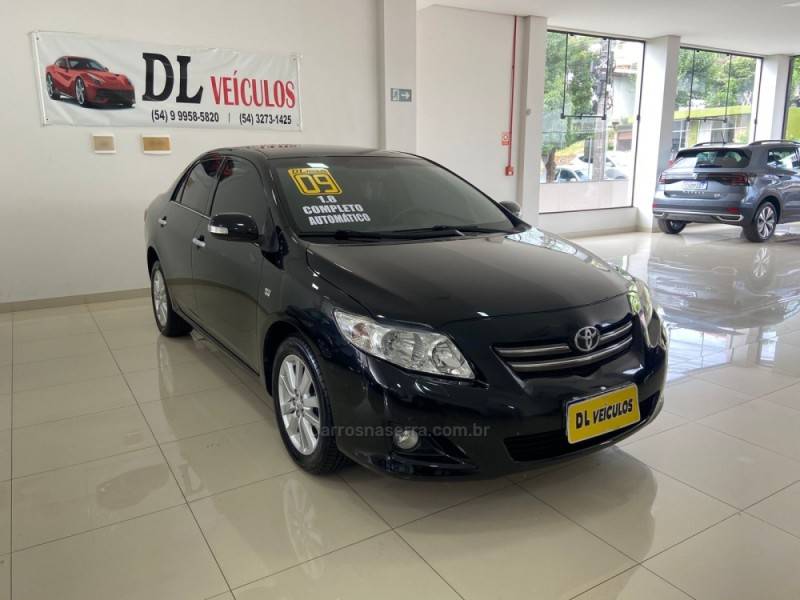 TOYOTA - COROLLA - 2008/2009 - Preta - R$ 59.900,00